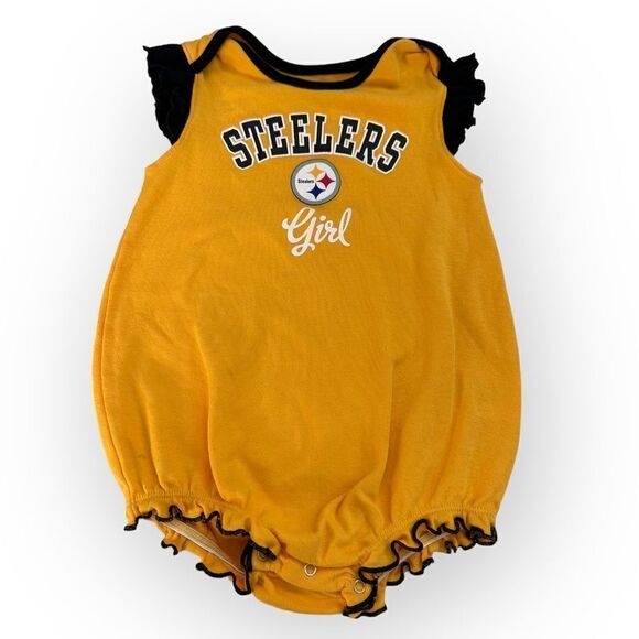 NFL Steelers Set of Onesies Girl’s 24 Months - Picture 6 of 9